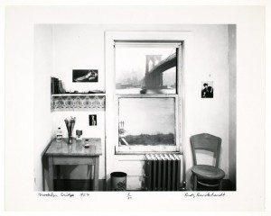 Rudy Burckhardt, A View From Brooklyn II (1954)